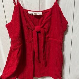 Pink Rose red tank top